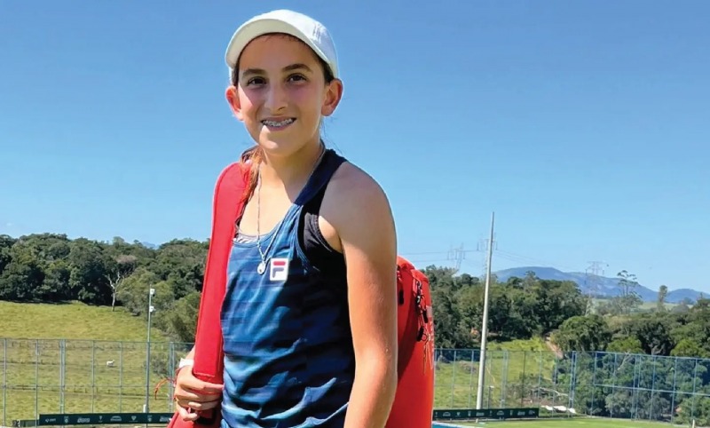 Agustina Tarntola debut en la Copa COSAT Sub 14